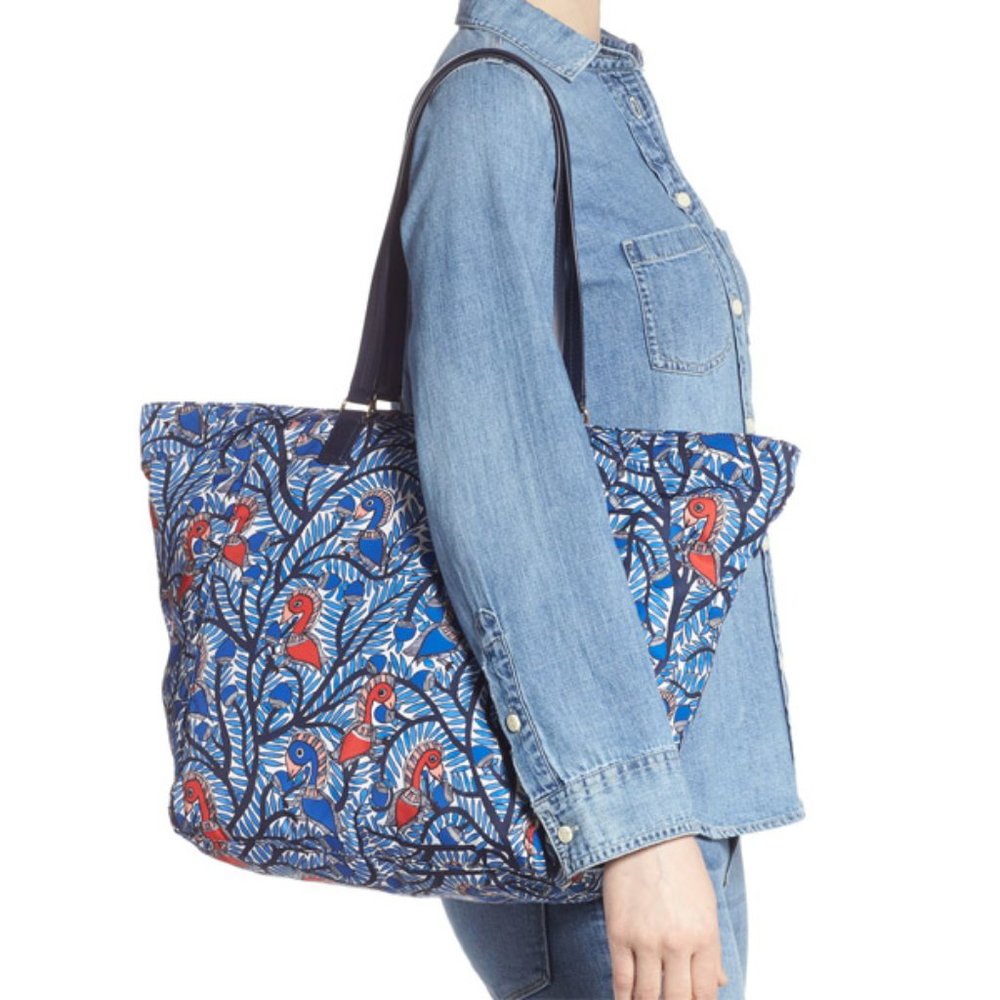 NWOT Tory Burch large Print Tote shoulder bag - Picture 1 of 8